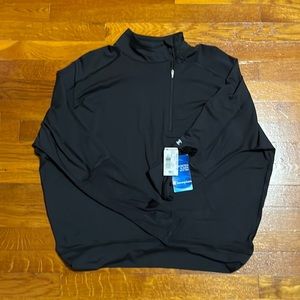 Champion small - size 8. Black top with side zipper at neck. Very pretty NWT.